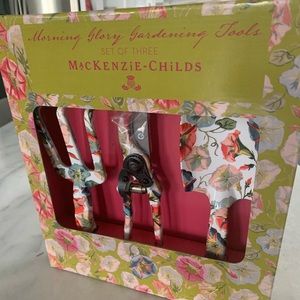 MacKenzie Childs Morning Glory gardening set- NEW